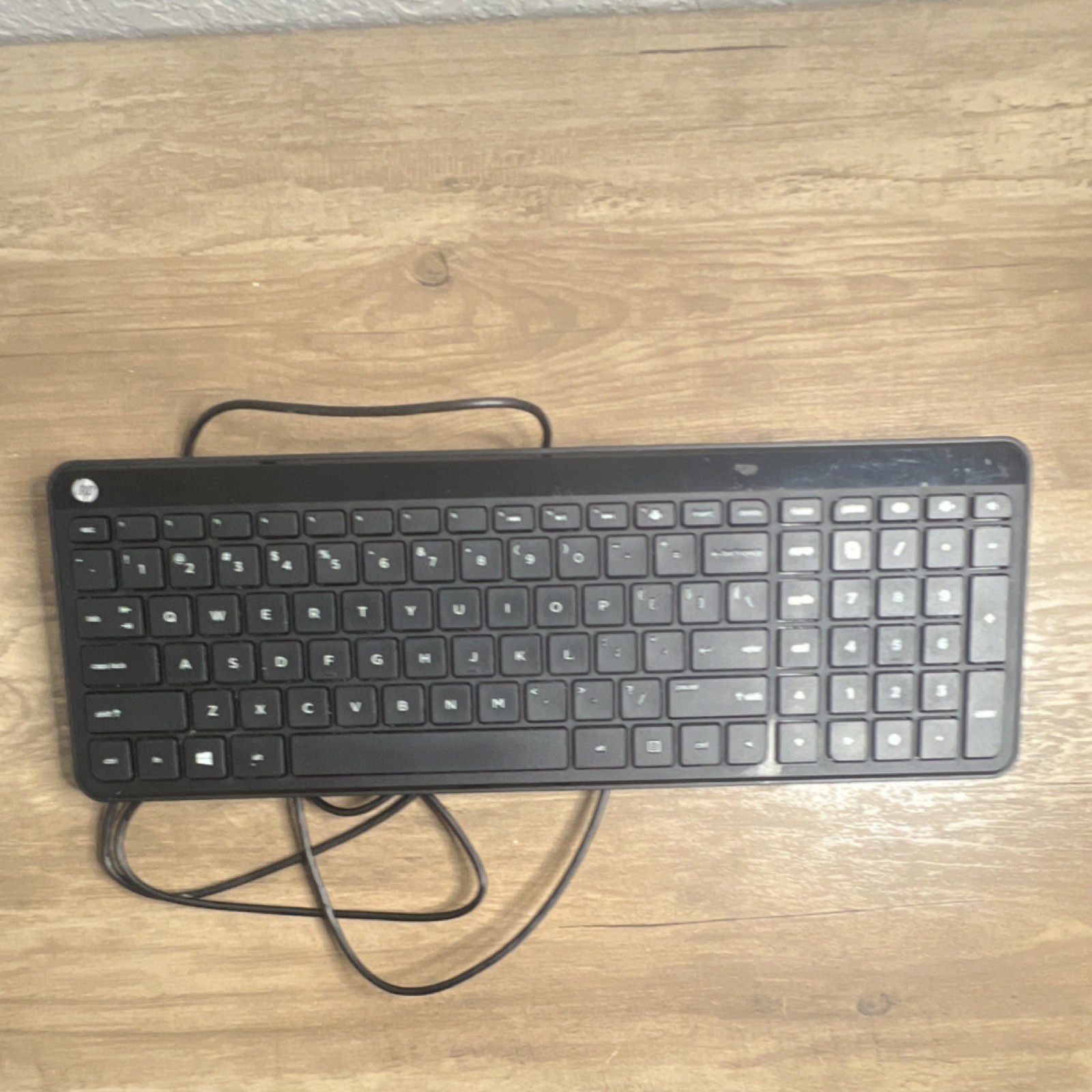 HP Wired Standard Keyboard Black 801526-001 QWERTY English