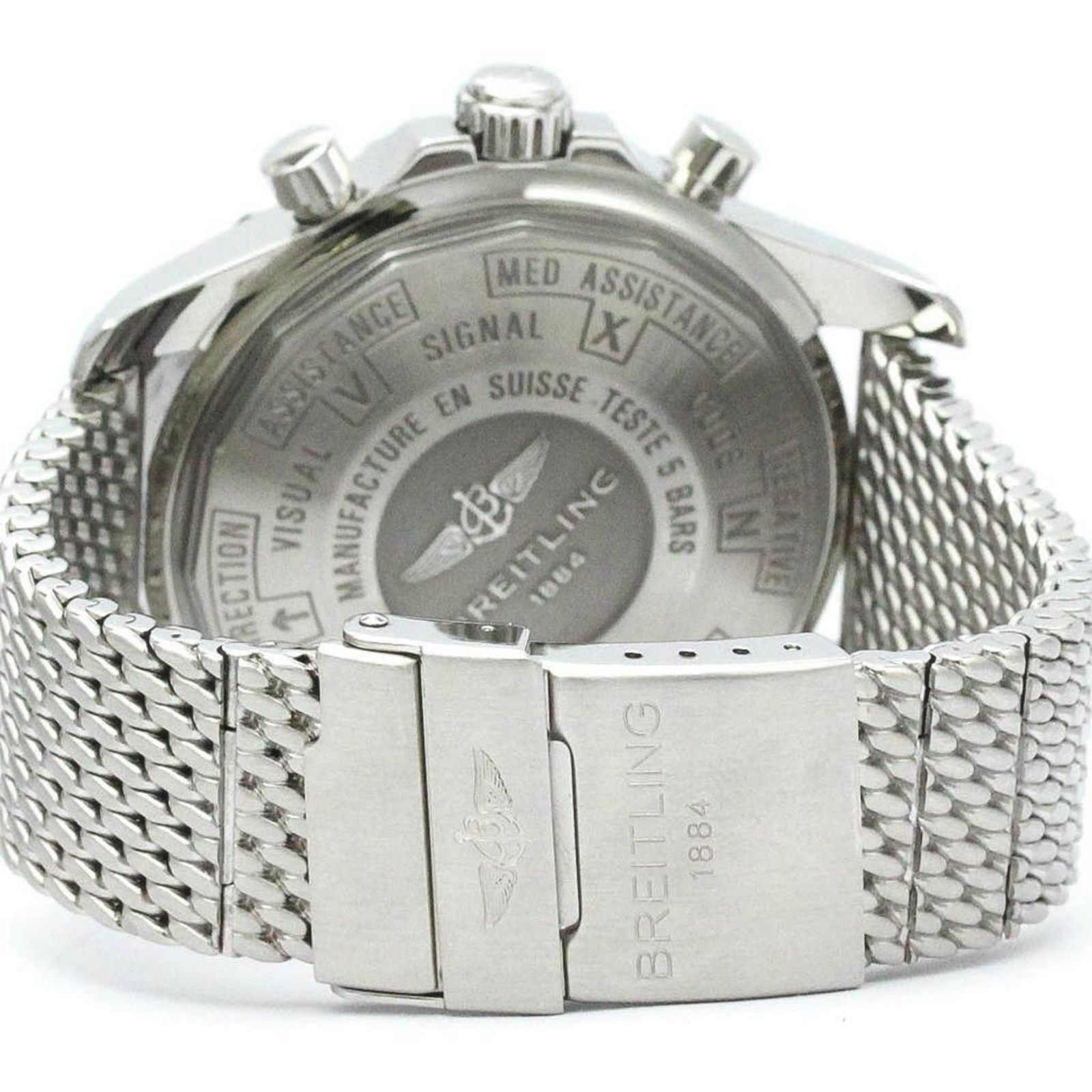 Breitling Chronospace Analog Digital Stainless St… - image 5