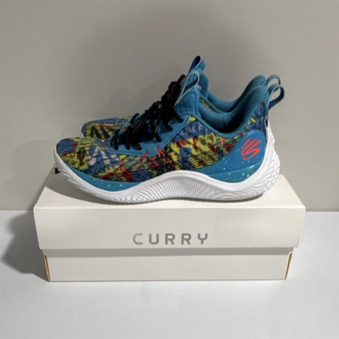 Under Armour Curry Flow 10 x Sour Patch Kids Blue 2022 for sale | eBay