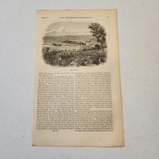 View of Runny Mead England c. 1846 Engraving (271)