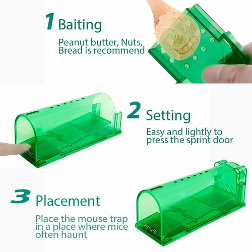 The Best Selling Mouse Traps - 2 Pack Live Catch and Release Mouse-trap - Picture 3 of 12