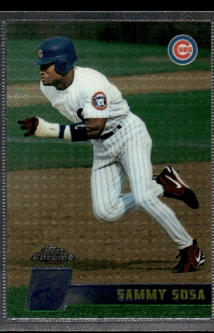 Sammy Sosa Chicago Cubs #99 1996 Topps Chrome Baseball Card