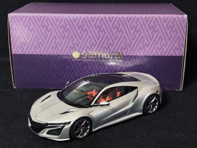 Kyosho samurai 1/18 Honda NSX Silver Limited 400 from japan USED