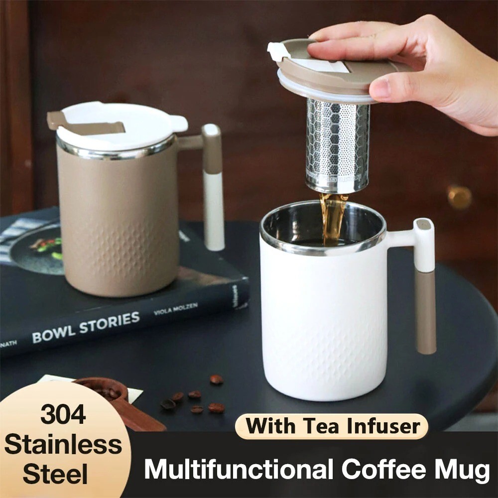 Foldable Vacuum Flask with Lid Outdoor Travel Drinking Coffee Cup Portable Silic
