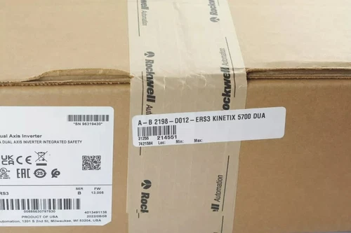 NEW 2198-D012-ERS3 Allen Bradley Kinetix 5700 Dual Axis Inverter US STOCK - Picture 3 of 3