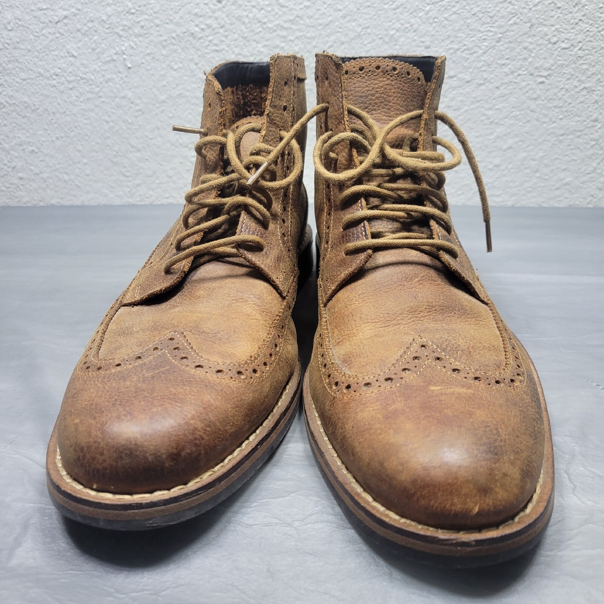 Cole Haan Liam Chukka Brown Wingtip Ankle Boots Cole Haan Liam Chukka II Wingtip Leather Ankle Boots Brown  main image 2