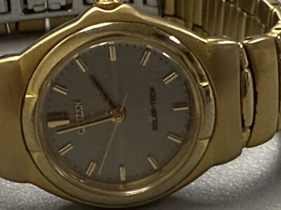 Citizen Women's 8230-H18016 Solar-Tech Eco Drive Gold Tone