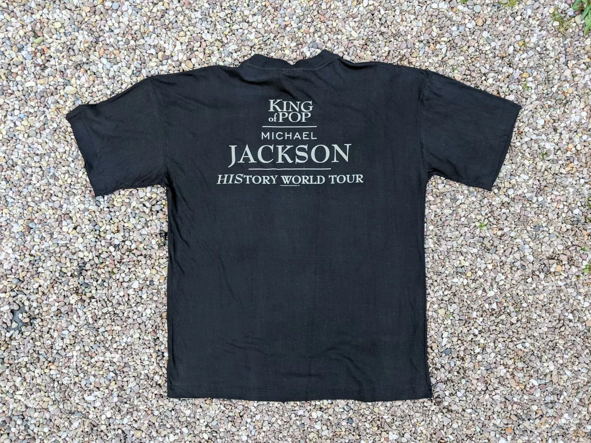 Michael jackson history top tour t shirt
