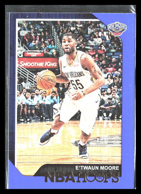 E'Twaun Moore 2018 Hoops #191     Blue