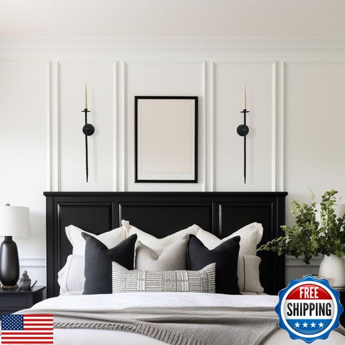 Juego de 2 apliques de vela de pared grande Remenna montaje en pared M - Imagen 5 de 5