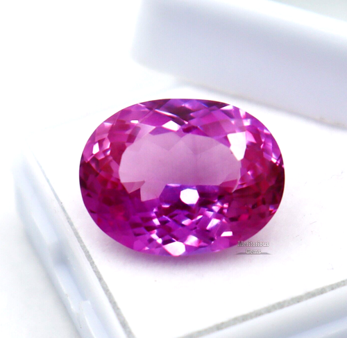 15 Ct AAA+ Oval Cut Natural Pink Spine Halloween Offer Loose Gemstone Certified - Picture 6 of 8