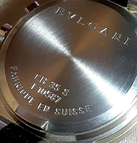 Reloj Pulsera BVLGARI DIAGONO Deportivo Cronógrafo CH35S Hombre Cuarzo De Japón Usado - Imagen 7 de 8