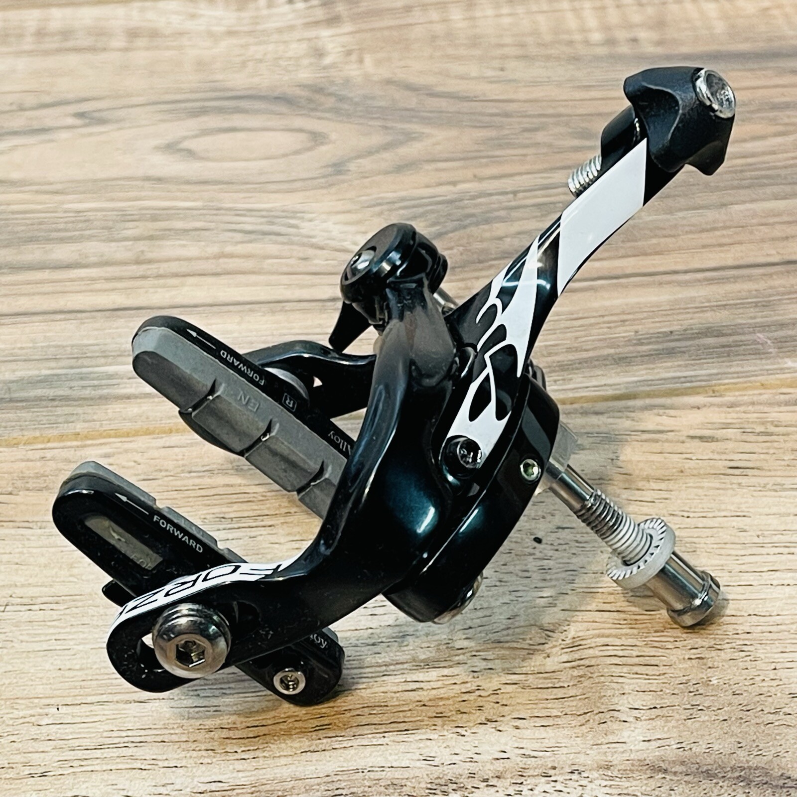 FORZA Alloy Road Calipers Black with White Flames 280g