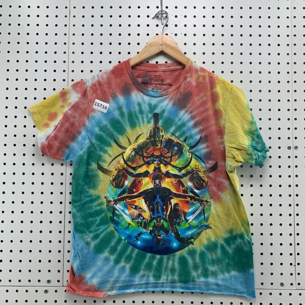 Marvel Thor Tie Dye Shirt YOUTH Boys Medium Short Sleeve Move TEE | eBay