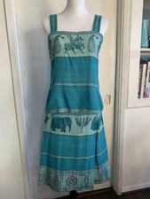 vintage 70  s 3 piece indian print hippie boho skirt / top / scarf set