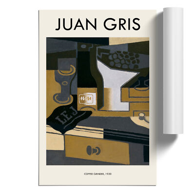 The Moulin Cafe von Juan Gris ungerahmtes Wandbild Poster Druck Deko Wohnzimmer