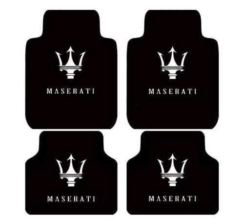 4Pcs For Maserati All Series Carpets Car Floor Mats Universal Liners Auto Pads