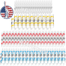 1000Pcs Solder Seal Sleeve Heat Shrink Butt Wire Connectors Terminals Waterproof