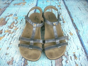 Womens Taos Grand Z Pewter Leather - Happyfeet.Com