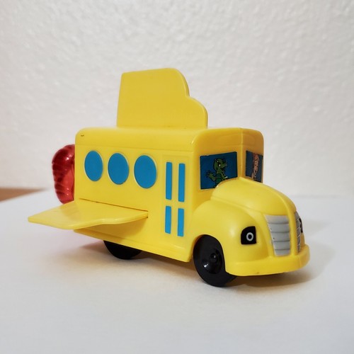 Magic School Bus Rocket FRICTION CAR Toy Hardees Carl's Jr 2002 Vintage