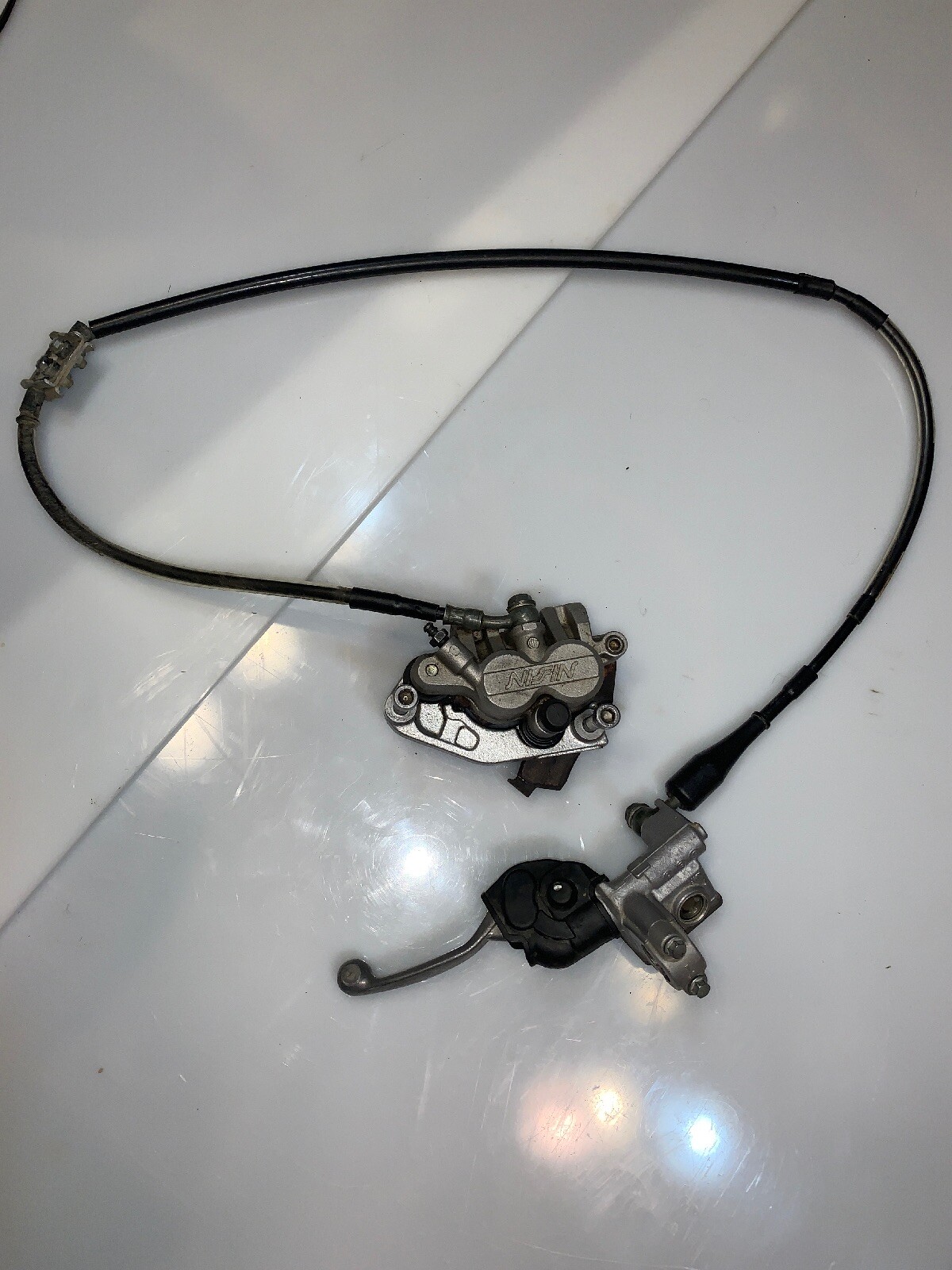 2007 Kawasaki Kx250f Front Brake Complete OEM Nissin Caliper, Master