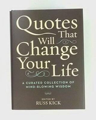 Quotes That Will Change Your Life - Hardcover - ACCEPTABLE