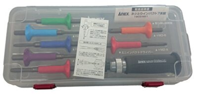 Anex Screw Impact 7 Pairs 1903Ns1 Japan Slim Removal Screwdriver