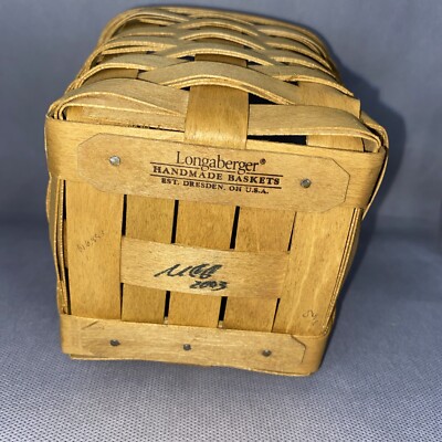 Longaberger 1997 Small Spoon Basket Combo +4-Way Dividers #44130