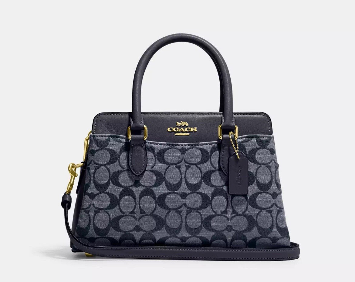 バッグ Coach Legacy Signature Denim Mini Bag COACH Ltd Ed LILY Legacy Signature C Denim/Leather 11579