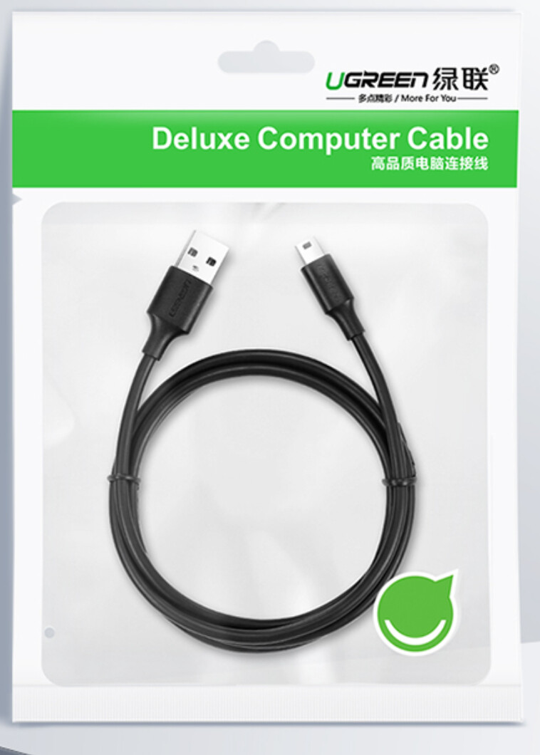 for driving recorder camera USB2.0 to Mini USB data cable T-type charging port