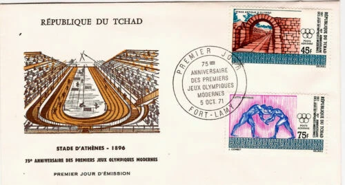 First Day Cover Chad Stamps