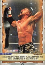 2020 Topps WWE #3 BUDDY MURPHY Wins Cruiserweight Title Super ShowDown