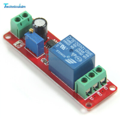 1-10PCS NE555 DC 5V 12V Delay Relay Timer Switch Adjustable Module 0-10 Second
