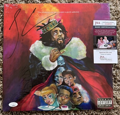 J. Cole Signed KOD Vinyl Album JSA COA Rapper Dreamville RARE ! | eBay