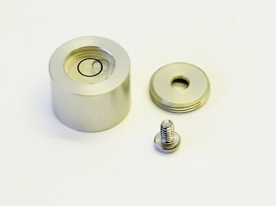 Circular Surface-Mount High-Temperature Mountable Level 13/16'' x 9/16'', Alum / G