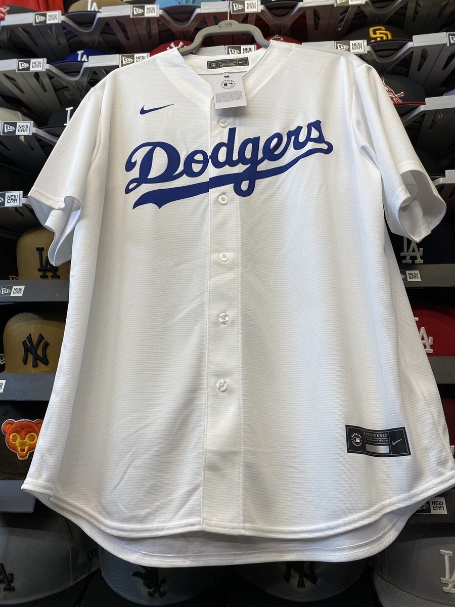Los Angeles Dodgers Nike Home White Jersey (Sz XL) Official