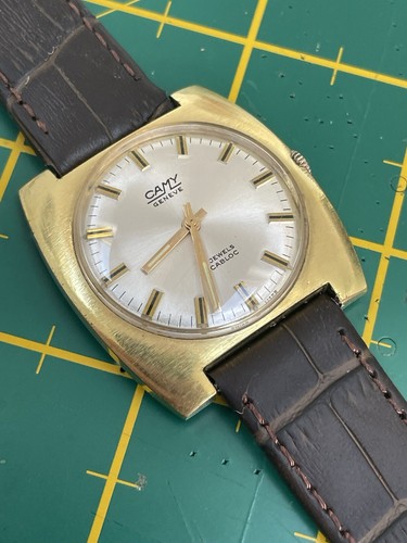 Mens Dress Watch Camy 1970s Running Well