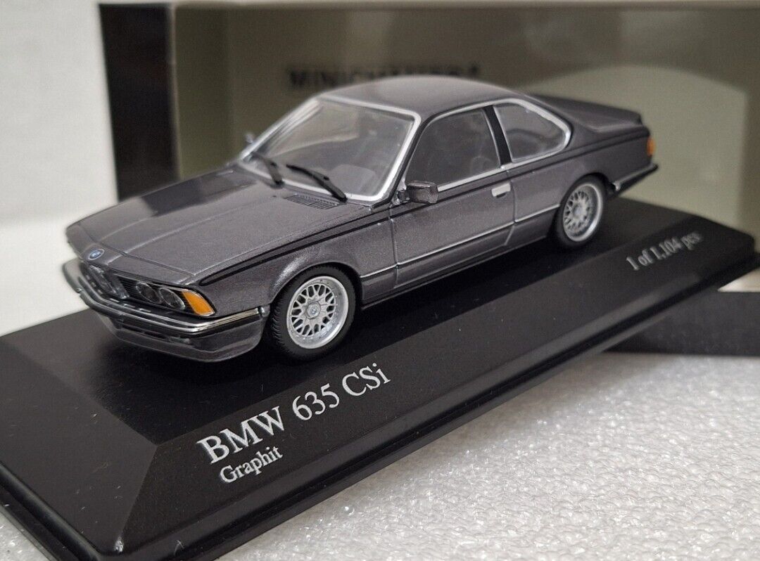BMW 635 CSI (E24) 1982 Grey Metallic 1:43 Minichamps BMW 635 CSI (E24) 1982 Grey Metallic 1:43 Minichamps
