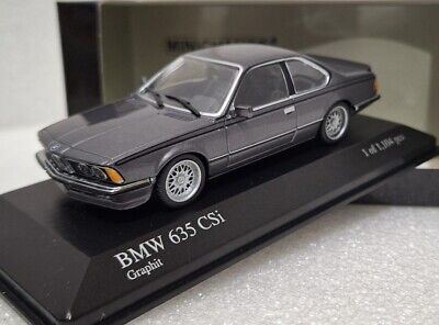 BMW 635 CSI (E24) 1982 Grey Metallic 1:43 Minichamps BMW 635 CSI (E24) 1982 Grey Metallic 1:43 Minichamps