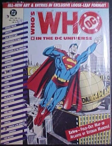 DC WHO'S WHO IN THE DC UNIVERSE #1! LOOSE-LEAF EDITON/SEALED! 1990 DC COMICS - Picture 1 of 2