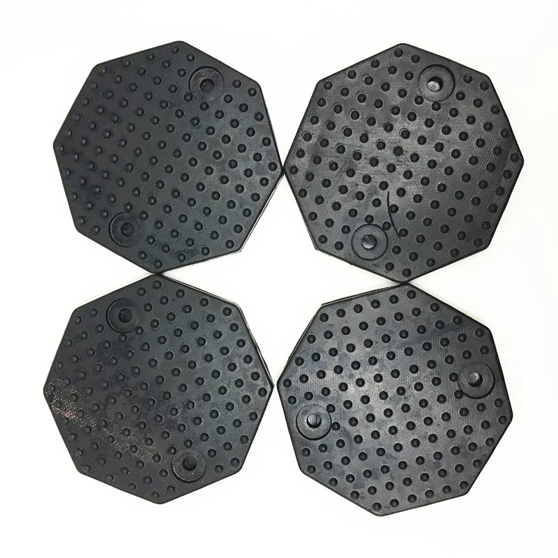 4pcs/set 135*10mm Black Rubber Arm Octagon Pad kit for Challenger Lift Lifts - Image 2 of 4