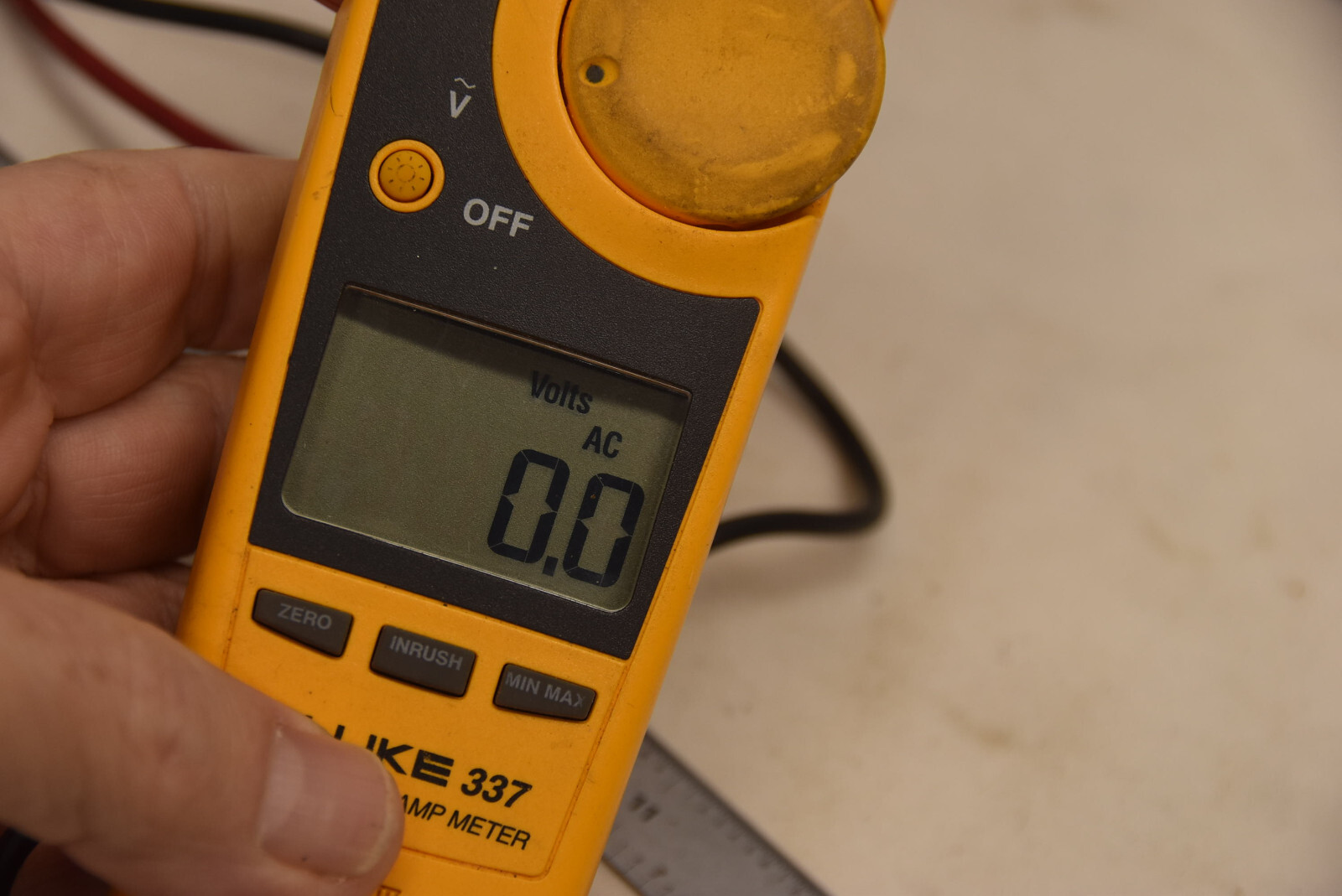 Fluke 337 True RMS AC/DC Electrical Clamp Meter with leads eBay