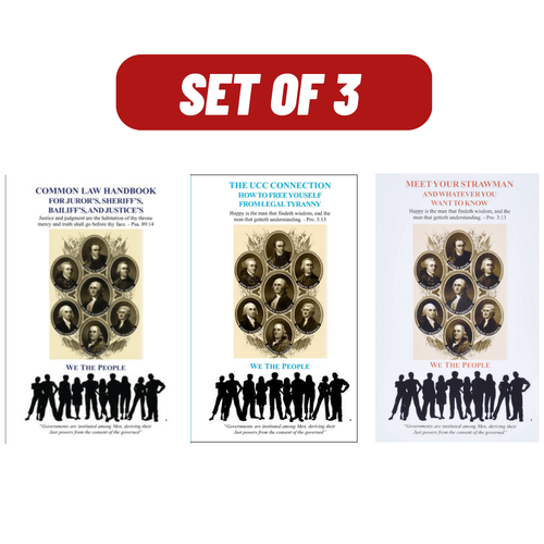 David E. Robinson 3 Books Set Common Law, The UCC & Meet Your