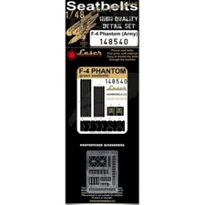 HGW 1/48 148540 F-4 Phantom Marines laser cut seatbelts & photo etch buckles