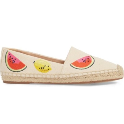 J. Crew Fruit Salad Canvas Espadrilles Loafers Watermelon Pineapple