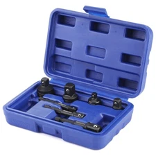 WORKPRO 7PIECE Impact Socket Adapter Set 1/4" Drill Extension Set 1/2" 3/8" 1/4"