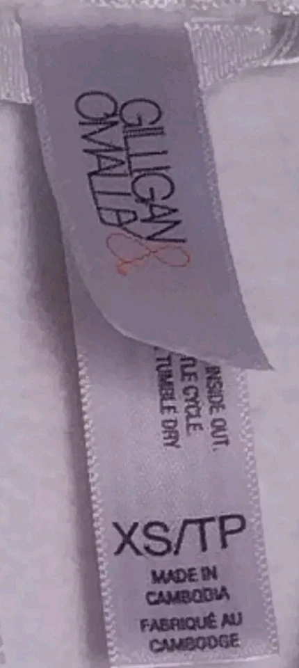 Moletom com capuz Gilligan & Omalley branco noiva joia nas costas tamanho XS/TP casamento - Imagem 4 de 4