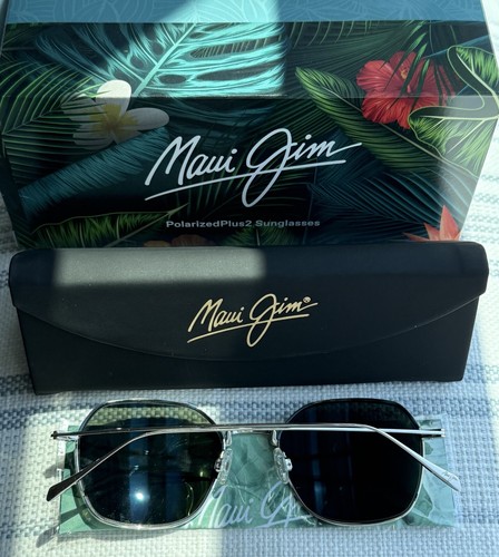 Gafas de sol polarizadas Maui Jim Moon Doggy MJ 874 17 marco de titanio + azul Hawaii - Imagen 3 de 6