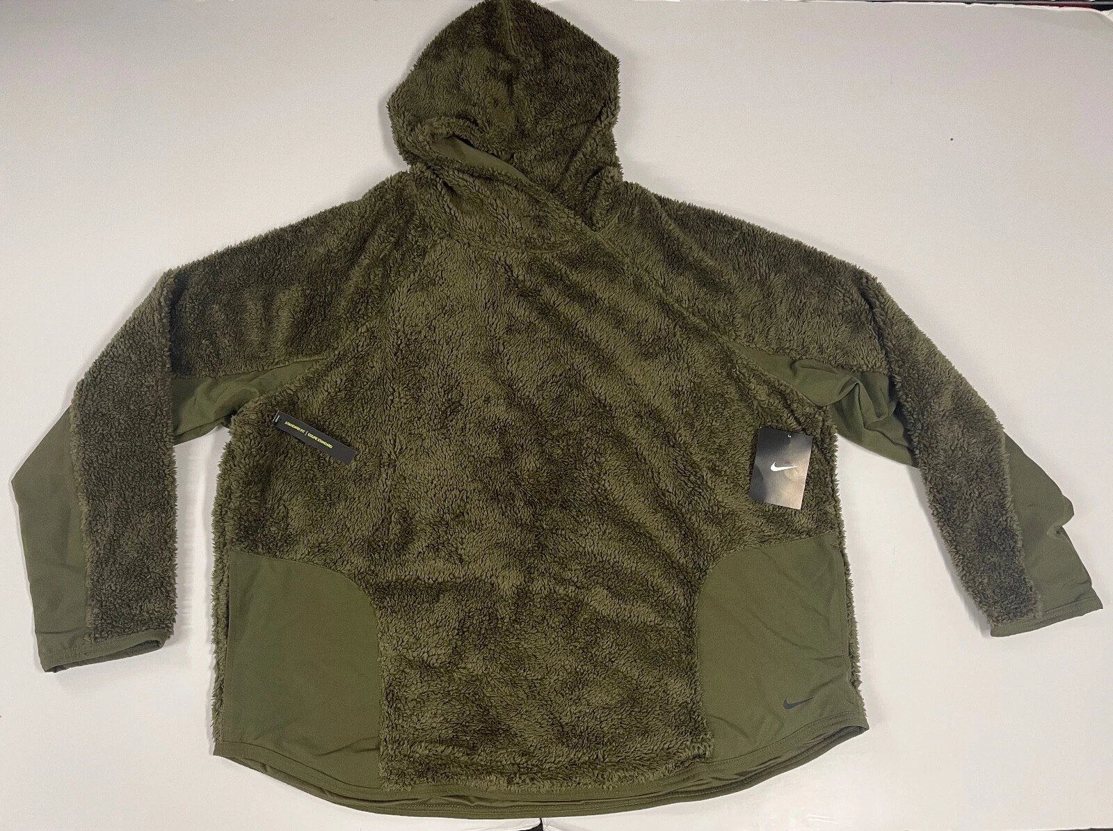 Nike Sherpa Thermal Hoodie, Olive Green/Black, Women's AR7404-305 SIZE XXL
Opens in a new window or