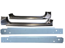 Inner And Outer Rocker Panels for 1980-97 Ford Pickup 4PC Kit